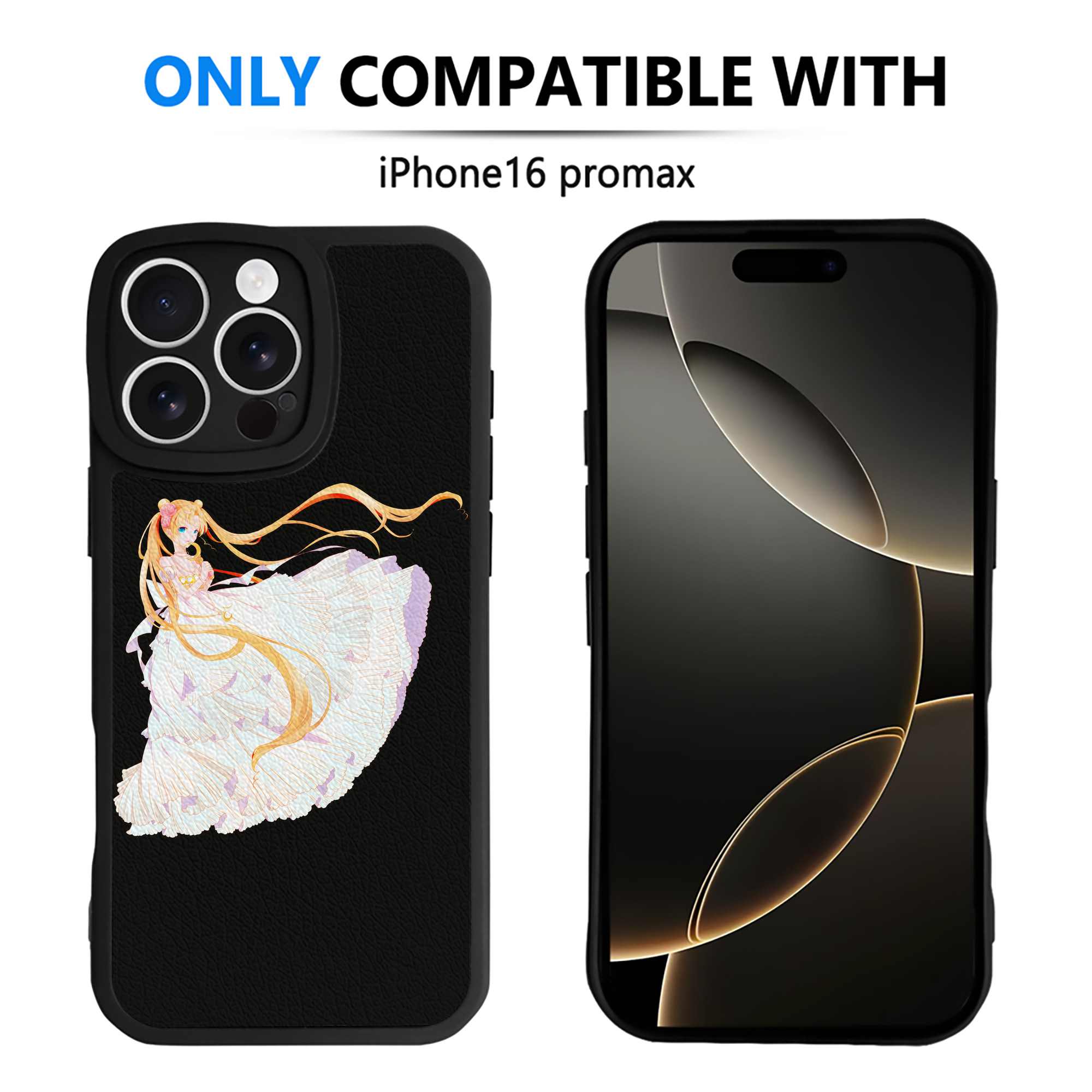 （画像用） 美少女戦士セーラームーン 愛野 美奈子 あいの みなこ Sailor Moon Aino Minako 【iPhone 16シリーズ対応】シリコンスマホケース（レザー調） 材質：シリコン